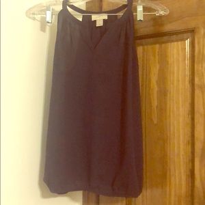 Loft Sleeveless Blouse, Navy Blue